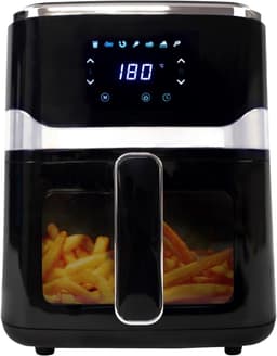 RUX® Mini Airfryer - Kleine Friteuse - Frituese - met Tefloncoating - 2,5L- Zwart - 32cm x 25cm x 31cm; 3 kg — thumbnail 1