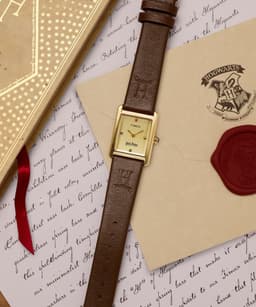 Timex Harry Potter x Hailey Hogwarts TW2Y75700 Horloge - Leer - Bruin - Ø 24 mm — thumbnail 3