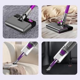 Draadloze Stofzuiger - Handstofzuiger Dweil - Gemakkelijk Schoonmaken - 5000Pa Zuigkracht - 2-in-1 Functie — thumbnail 4