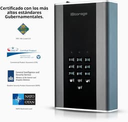 Externe Harde Schijf - Opslagstation Data - Veilige Gegevensopslag - PIN Geverifieerd Encryptie - 1TB Opslagcapaciteit - Grafietgrijs — thumbnail 5