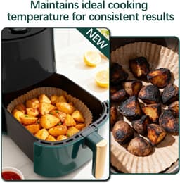Ulisem - Airfryer - Mini airfryer - 4.5 liter - 360° circulatie - 24 menu's - Vaatwasserbestendige antiaanbakmand - Met voorverwarming en schudden - Automatische uitschakeling - Geschikt voor keuken of camping - Compact en draagbaar — thumbnail 5