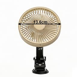 Auto Luchtkoeler - Draagbare Ventilator - Rijden Koel Houden - 360 Graden Rotatie - 23.5 x 17.5 x 7.8 cm — thumbnail 5