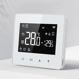 Slimme Thermostaat - App Gestuurd - Comfort Verhogend - Draadloze Installatie - 86 x 86 cm - Meerdere Kleuren — thumbnail 5