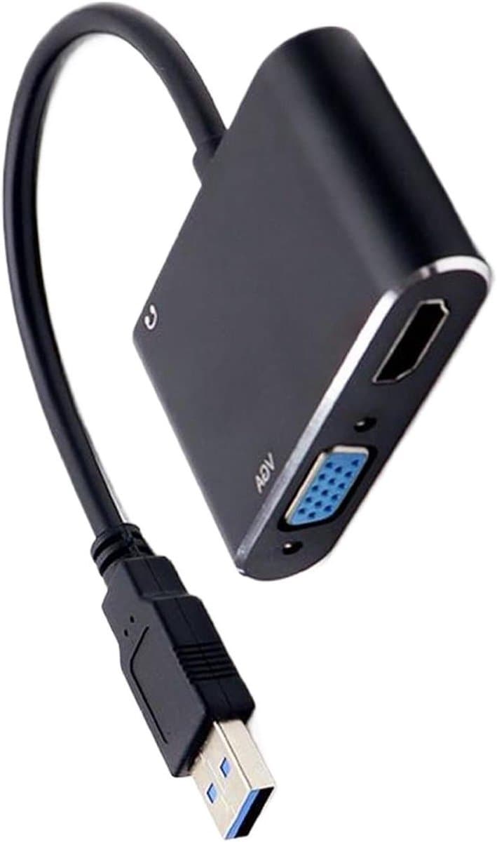 USB naar HD Adapter - Signaal Converter - Beeld Uitbreiden - Plug-and-Play Installatie - 1920x1080 Resolutie - Meerdere kleuren — afbeelding 1