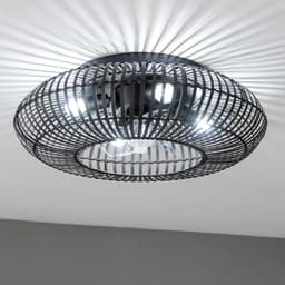 Plafondventilator met Licht - Ventilator met Lamp - Kamers Koelen - DC Motor 20W - 5 bladen 11 inch — thumbnail 4