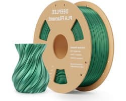 PLA Filament - 3D Print Draad - Modelbouw Printen - Zijdeglans Effect - 1.75 mm - Hulstgroen