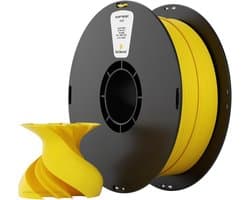 Mat PLA Filament - 3D Print Materiaal - Huis Decoratie Printen - Glansvrije Matte Afwerking - 1 kg - Geel