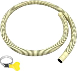Flexibele Afvoerslang voor Wasmachine en Vaatwasser, Uitbreiding met Slangklemmen, Ideaal voor Droger en Afvoerinstallaties — thumbnail 1