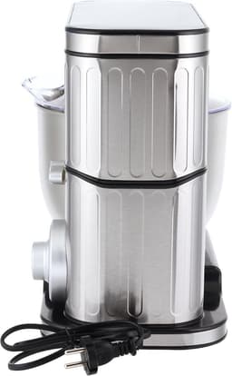 Swiss Haus® KM2206 Keukenmachine – 1300W Keukenrobot – 6L RVS Mengkom – 6 Snelheden + Pulse – Multifunctionele Keukenmixer met Deeghaak, Garde & Klopper – RVS — thumbnail 4