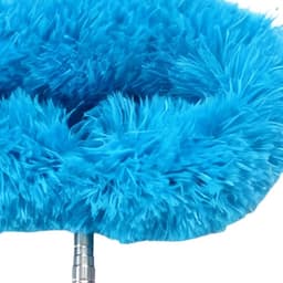Ventilator Stoffer - Lange Borstel - Hoge Plekken Reinigen - Verstelbare Steel - Tot 115 cm - Blauw — thumbnail 4