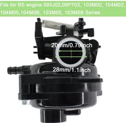 Dailygoods - Carburateur voor Grasmaaier - Vervangbaar Model - Kwaliteit - Geschikt voor Troy-Bilt - 163cc 140cc — thumbnail 4
