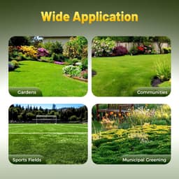 Handgrasmaaier Kooimaaier - Handmatig Gazononderhoud - Gazon Verzorgen - In Hoogte Verstelbaar - 50 cm Maaibreedte - Groen Zwart — thumbnail 3