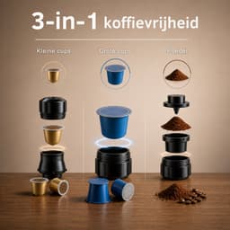 Draagbare Koffiemachine - 20 Bar - Espressomaker voor Onderweg - Inclusief Beschermhoes - 150 ml - 7500 mAh Oplaadbaar - Draagbaar koffiezetapparaat - Cups & Gemalen Koffie - Camping & Reizen - Espresso & Lungo - Seltrix - Groen — thumbnail 3