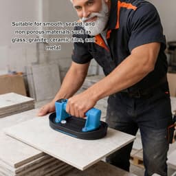 Elektrische Vacuümzuignap - Automatische Tegelheffer - Zware Materialen Verplaatsen - Ingebouwd Real-time Scherm - 260 kg - Zwart — thumbnail 5