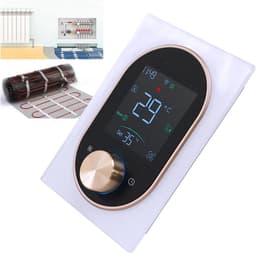 Slimme Knopthermostaat - Programmeerbaar LCD - Energie Besparen - Wekelijkse Planning - 5A Stroombelasting - Wit — thumbnail 5