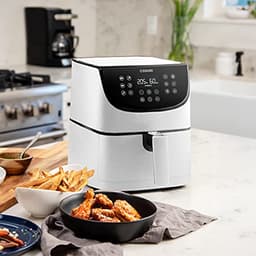 Heteluchtfriteuse - Airfryer keuken - Gezond Koken - Digitaal Touchscreen - 35 Liter - Zwart — thumbnail 4