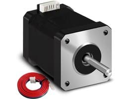 Stappenmotor NEMA 17 - Motor 3D-printer - Precisie Beweging - Hoog Koppel - 42 x 60 mm - Zwart