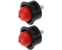 Dailygoods- Oliebol - 2 Stuks - Rubber/Kunststof - Hoogwaardige Materialen - Compatibel met Cobra DG350/M40C/M41C - Eenvoudig te Installeren - Primerbol