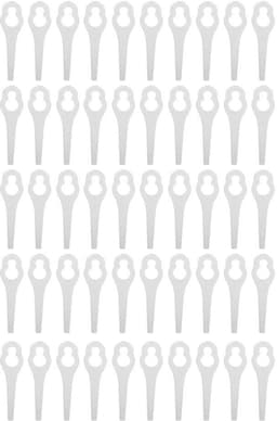 Dailygoods- Maaimessen 50 Stuks - Kunststof - Grasmaaier Mes - Geschikt voor ALM 28/30 - Duurzaam - Efficiënt Maai-effect - Grasmaaierbladen — thumbnail 4