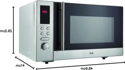 Magnetron – Microgolfoven – Kleine Oven – Keukenoven – Digitale Magnetron – 23 Liter Inhoud – 800 Watt Vermogen – Roestvrij Stalen Behuizing — thumbnail 1