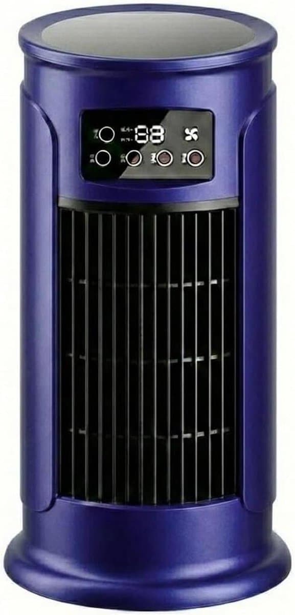 Mobiele airco - Persoonlijke koeler - Persoonlijke verkoeling - Zonder afvoerslang - 155 x 155 x 295 cm - Diepviolet — afbeelding 1