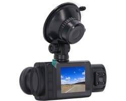 Dashcam met Drievoudige Camera - Auto Recorder - Rijgedrag Monitoren - Helder Dag- en Nachtzicht - 2.0 Inch IPS Scherm