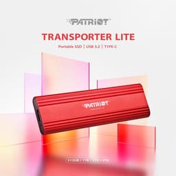 Externe SSD - Draagbare Opslag - Bestanden Overzetten - Hoge Snelheid - 2TB - Rood — thumbnail 3