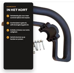 Dailygoods- Sponshandgreep Ergonomisch - Handgreep - Voorhandgreep - Zachte Handgreep - Grasmaaier - Bosmaaier — thumbnail 4