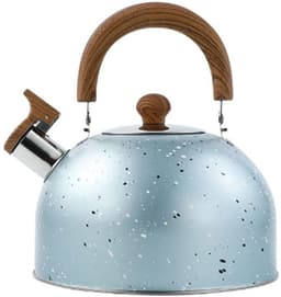 Dailygoods- Theeketel met luid fluitje - Roestvrij staal - Vintage ontwerp - Grote capaciteit 2 liter - Inductieketel - Handige waterinjectie - Waterkoker — thumbnail 1