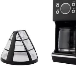 Swiss Haus® CM2315 Koffiezetapparaat – 1.5L Glazen Kan – 1000W – LED Display met Timer – 10-15 Koppen - Anti-Drip – Permanente & Nylon Filter – Zwart — thumbnail 4