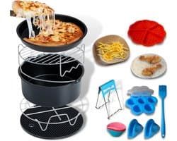 Master Knives Heteluchtfriteuse Accesoires Set - Geschikt voor alle Airfryer L 18CM -14 Delig
