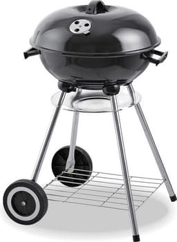 Houtskool Barbecue Metaal op Wielen (78x46cm) — thumbnail 1