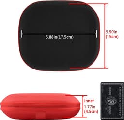 Hoofdtelefoon hoesje / Hard hoesje Draagtas - Over Ear Bluetooth Wireless Headphones - Storage Protective Case - Koptelefoon houder — thumbnail 5