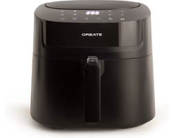 CREATE - Enkel 6,2 l Vrijstaand 1800 W Heteluchtfriteuse Zwart - AIR FRYER PRO LARGE