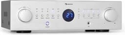 Auna Versterker, HiFi stereo mini-versterker, HiFi-versterker met bas- & treble-regelaar, 4-kanaals audioversterker, Stereo-versterker met afstandsbediening & AUX-ingang, AV-receiver — thumbnail 1