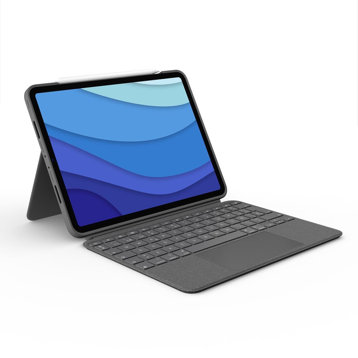 Logitech Folio Touch voor iPad Pro 11 inch (1e t/m 4e Generatie) – QWERTY Toetsenbordhoes met Trackpad – Verlicht Toetsenbord – Graphite — afbeelding 1