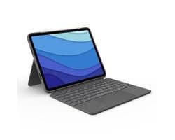 Logitech Folio Touch voor iPad Pro 11 inch (1e t/m 4e Generatie) – QWERTY Toetsenbordhoes met Trackpad – Verlicht Toetsenbord – Graphite