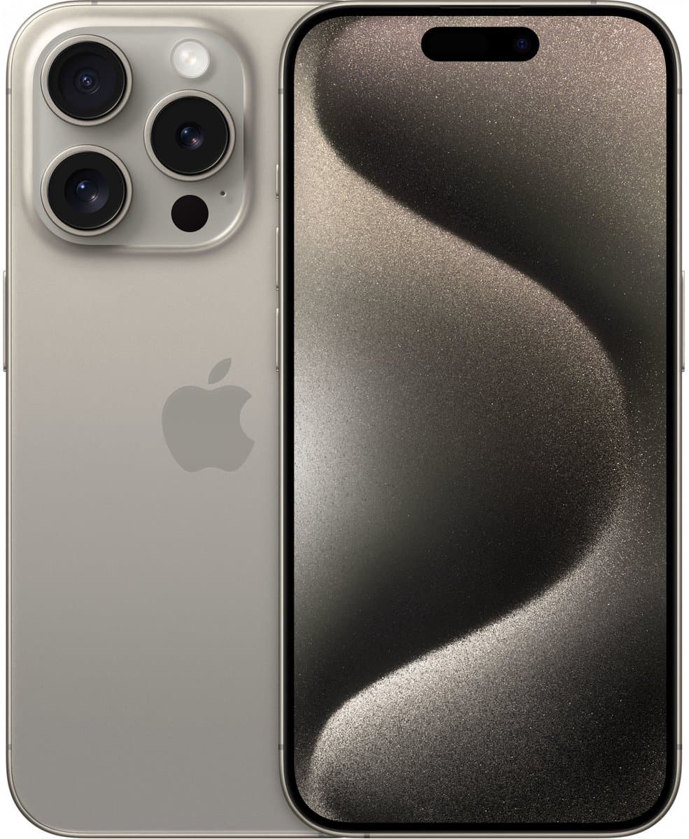 Apple iPhone 15 Pro - 128GB - Naturel Titanium — afbeelding 1