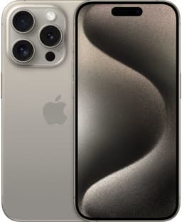 Apple iPhone 15 Pro - 128GB - Naturel Titanium — thumbnail 1