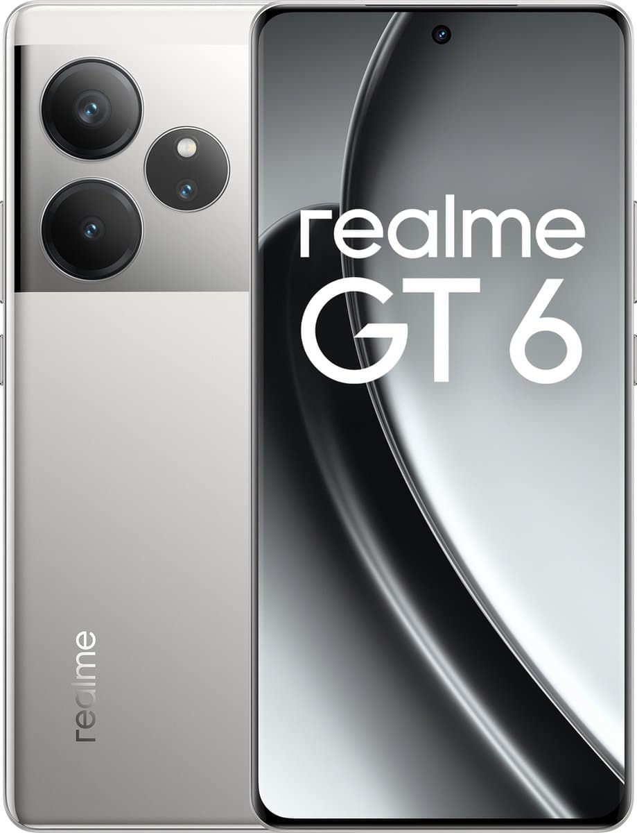 Realme GT 6 5G 12GB 256GB Fluid Silver — afbeelding 1
