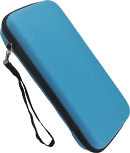 Hoesje Geschikt voor Nintendo Switch Hoes Bescherm Case Hardcover Met Polsbandje - Hoes Geschikt voor Nintendo Switch Case - Blauw — thumbnail 1