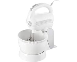 RWB® Mixer met Mengkom - Keuken Mixer - Mix Machine - Wit - ‎26 x 6 x 7 cm