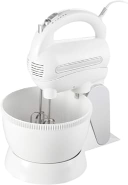 RWB® Mixer met Mengkom - Keuken Mixer - Mix Machine - Wit - ‎26 x 6 x 7 cm — thumbnail 1