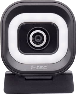 i-tec - Solomon 700 - Webcam - 4K - Ring Light - 2 microfoons - Streaming Webcam - Vloggers - Laptop & PC - Streaming - Plug & Play — thumbnail 1