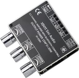 Krachtige Bluetooth 5.1 Versterker Module 2x15W + 30W met Bass en Treble Regeling (9-24V) — thumbnail 1