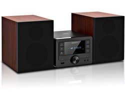 Stereo Set met Bluetooth, CD-Speler, USB en FM Radio - Compacte Boekenplank Speaker Systeem — afbeelding 1