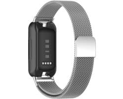 Go Go Gadget - Smartwatch Bandje - Geschikt voor FitBit Inspire 3 - Magneetsluiting - Zilver