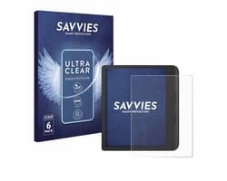 Savvies - Screenprotector voor Tolino Vision Color 2024 - Folie Beschermfolie transparant 6 Stuks