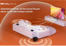 ULTIMEA Poseidon Serie - 5.1 Kanaal Soundbar met Dolby Atmos en APP-Bediening Soundbar Zwart — thumbnail 3