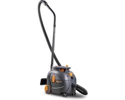 Efficiënte stofzuiger 15 liter met fluistertechnologie en Eco-knop - grijs/oranje